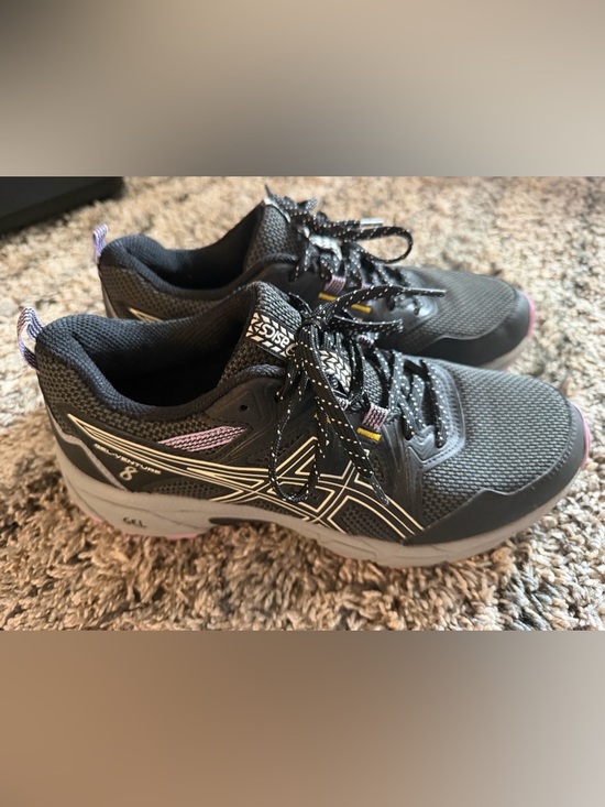 Asics Shoes - Asics Gel Venture 8 Black Running Sneakers